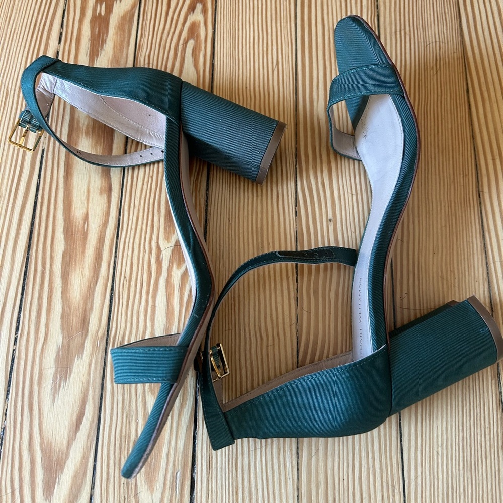 Hunter green Stuart Weitzman 7.5